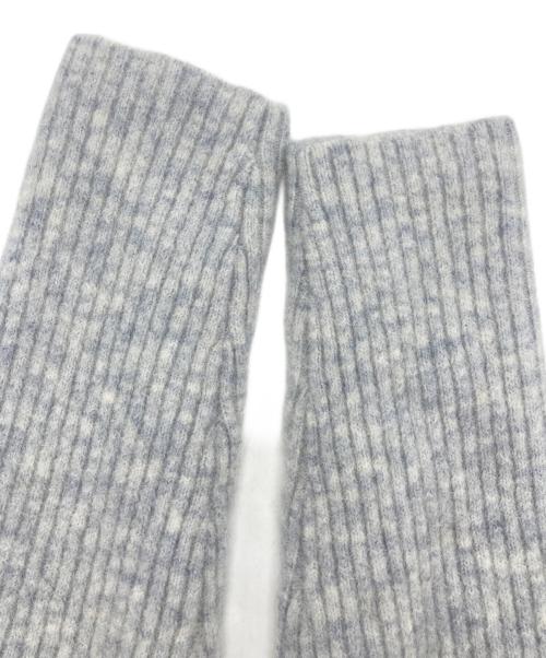 3.1 phillip lim（スリーワンフィリップリム）3.1 phillip lim (スリーワンフィリップリム) 柄切替ニットカーディガン グレー×ブルー サイズ:S 未使用品の古着・服飾アイテム