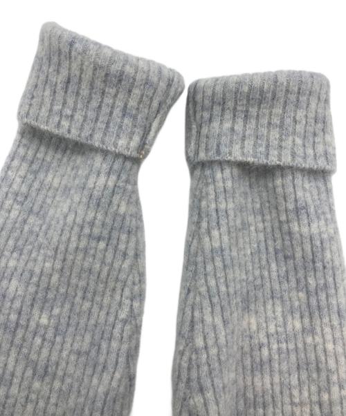 3.1 phillip lim（スリーワンフィリップリム）3.1 phillip lim (スリーワンフィリップリム) 柄切替ニットカーディガン グレー×ブルー サイズ:S 未使用品の古着・服飾アイテム