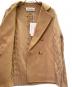 中古・古着 MaxMara (マックスマーラ) ダブルブレスト ケーブルニット カーディガン キャメル サイズ:XS 未使用品：60000円