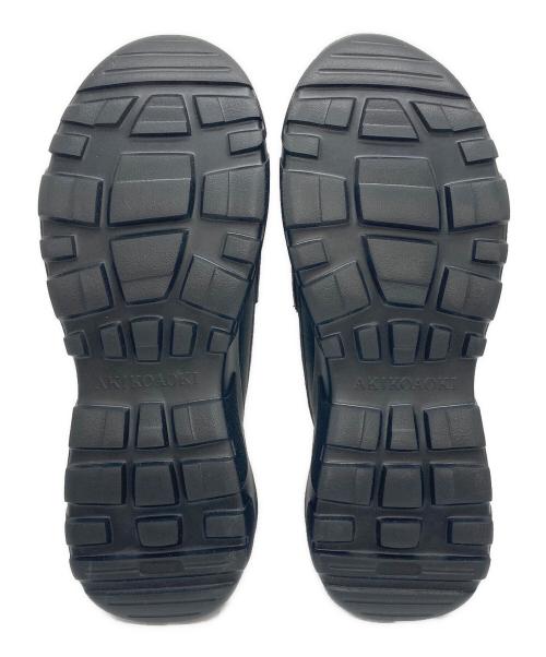 AKIKOAOKI（アキコアオキ）AKIKOAOKI (アキコアオキ) スニーカー ブラック サイズ:21の古着・服飾アイテム