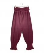 GASA*ガサ）の古着「SARROUEL DRAWERS PANTS」｜パープル