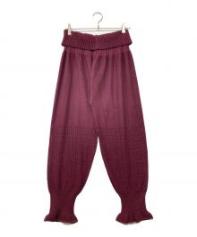 GASA*（ガサ）の古着「SARROUEL DRAWERS PANTS」｜パープル