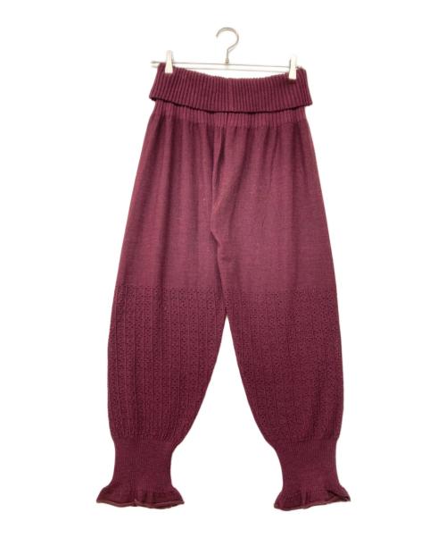 GASA*（ガサ）GASA* (ガサ) SARROUEL DRAWERS PANTS パープル サイズ:Lの古着・服飾アイテム