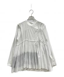 TAO COMME des GARCONS（タオ コムデギャルソン）の古着「カシュクールブラウス」｜ホワイト
