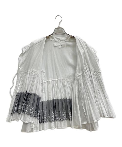 TAO COMME des GARCONS（タオ コムデギャルソン）TAO COMME des GARCONS (タオ コムデギャルソン) カシュクールブラウス ホワイト サイズ:Mの古着・服飾アイテム