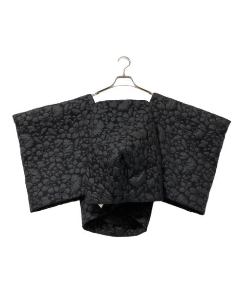 COMME des GARCONS（コムデギャルソン）COMME des GARCONS (コムデギャルソン) フラワーキルティング変形ジャケット ブラック サイズ:Ｍの古着・服飾アイテム