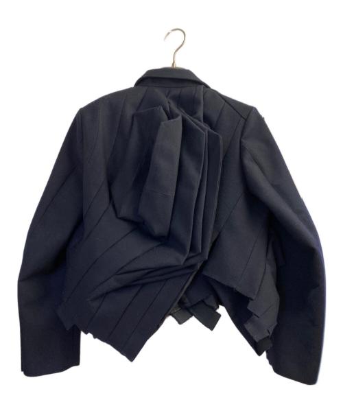COMME des GARCONS（コムデギャルソン）COMME des GARCONS (コムデギャルソン) 25AW デザインウールジャケット ダークネイビー サイズ:Sの古着・服飾アイテム