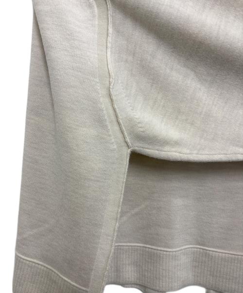 Curensology（カレンソロジー）Curensology (カレンソロジー) ファインウールバックリボンプルオーバー ベージュ サイズ:FREEの古着・服飾アイテム