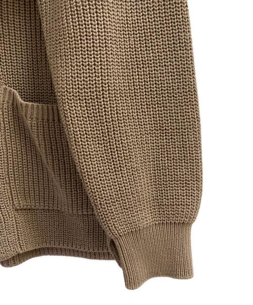 BATONER（バトナ―）BATONER (バトナ―) SIGNATURE SHAWL COLLAR CARDIGAN ベージュ サイズ:4の古着・服飾アイテム