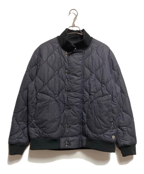 NIGEL CABOURN（ナイジェルケーボン）NIGEL CABOURN (ナイジェルケーボン) Peak Performance (ピーク・パフォーマンス) 40s US CLIP JACKET ネイビー×ブラック サイズ:Lの古着・服飾アイテム