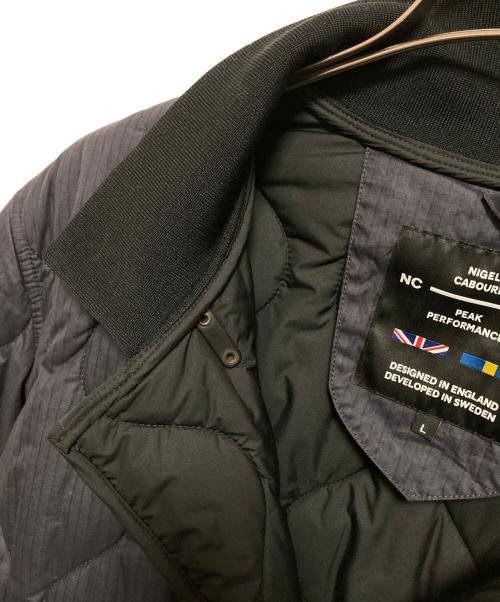 NIGEL CABOURN（ナイジェルケーボン）NIGEL CABOURN (ナイジェルケーボン) Peak Performance (ピーク・パフォーマンス) 40s US CLIP JACKET ネイビー×ブラック サイズ:Lの古着・服飾アイテム