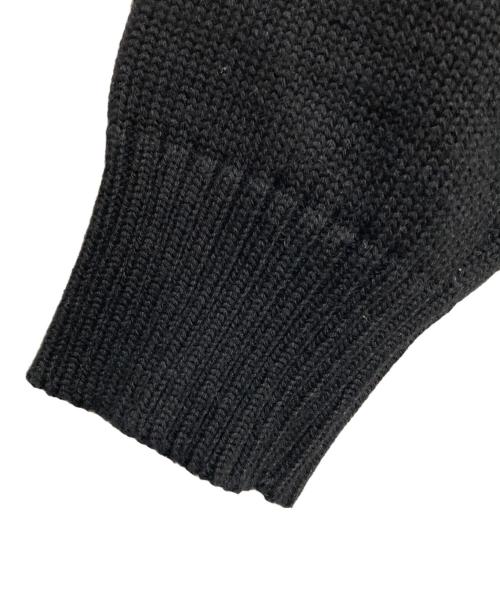 DIESEL（ディーゼル）DIESEL (ディーゼル) ハーフジップニット ブラック サイズ:Lの古着・服飾アイテム