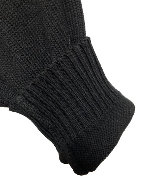 DIESEL（ディーゼル）DIESEL (ディーゼル) ハーフジップニット ブラック サイズ:Lの古着・服飾アイテム