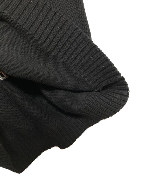 DIESEL（ディーゼル）DIESEL (ディーゼル) ハーフジップニット ブラック サイズ:Lの古着・服飾アイテム