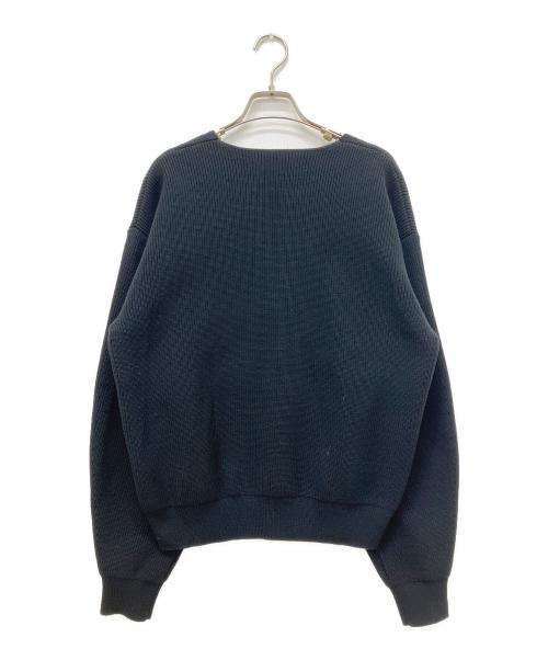 TODAYFUL（トゥデイフル）TODAYFUL (トゥデイフル) スリットネックニット ブラック サイズ:Freeの古着・服飾アイテム