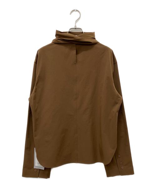 TODAYFUL（トゥデイフル）TODAYFUL (トゥデイフル) 25AW Roundhem Tie Blouse/ラウンドヘムタイブラウス ブラウン サイズ:Freeの古着・服飾アイテム