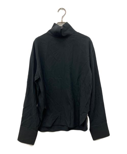 TODAYFUL（トゥデイフル）TODAYFUL (トゥデイフル) 25AW ピーチスキンタートルブラウス/Peachskin Turtle Blouse ブラック サイズ:Freeの古着・服飾アイテム