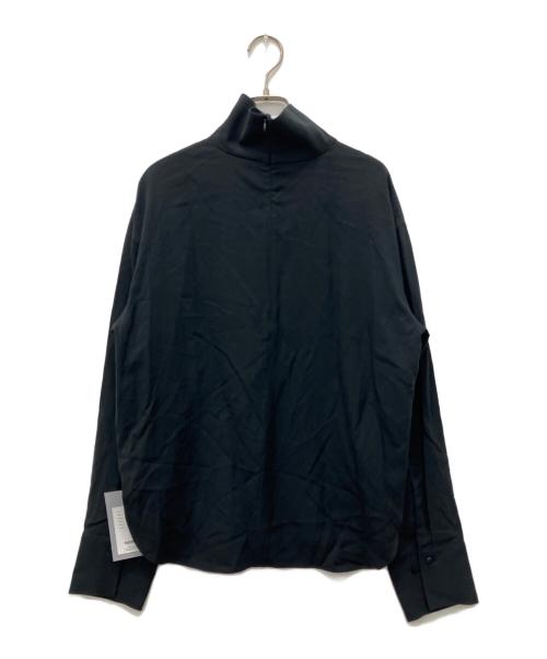 TODAYFUL（トゥデイフル）TODAYFUL (トゥデイフル) 25AW ピーチスキンタートルブラウス/Peachskin Turtle Blouse ブラック サイズ:Freeの古着・服飾アイテム