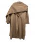 ELBORN（エルボルン）の古着「TATE CASHMERE HAND-MADE COAT　ショール付ロングコート」｜ブラウン