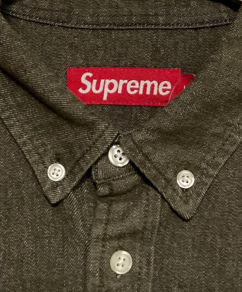 SUPREME（シュプリーム）SUPREME (シュプリーム) Small Box Denim Shirt オリーブ サイズ:L 未使用品の古着・服飾アイテム