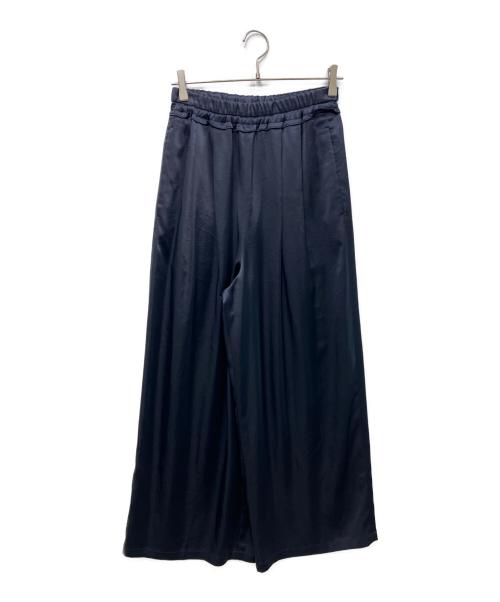 ENFOLD（エンフォルド）ENFOLD (エンフォルド) GATHER WIDE-TROUSERS　300IA631-1401 ネイビー サイズ:38の古着・服飾アイテム