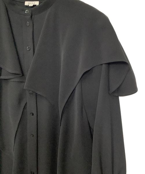 ENFOLD（エンフォルド）ENFOLD (エンフォルド) NECK-LAYERED DRESS グレー サイズ:36の古着・服飾アイテム