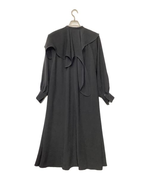 ENFOLD（エンフォルド）ENFOLD (エンフォルド) NECK-LAYERED DRESS グレー サイズ:36の古着・服飾アイテム