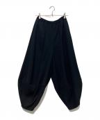 ENFOLDエンフォルド）の古着「ELASTIC HAREM PANTS　」｜ブラック