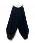 ENFOLD（エンフォルド）の古着「ELASTIC HAREM PANTS　」｜ブラック