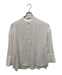 ENFOLD（エンフォルド）の古着「SLIT SHIRT BLOUSE」｜ホワイト
