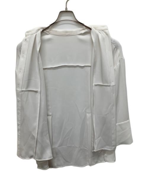 ENFOLD（エンフォルド）ENFOLD (エンフォルド) SLIT SHIRT BLOUSE ホワイト サイズ:38の古着・服飾アイテム