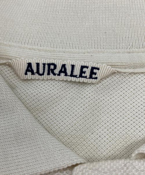 AURALEE（オーラリー）AURALEE (オーラリー) SUPER FINE COTTON SALT SHRINK PIQUE BIG POLO ベージュ サイズ:3の古着・服飾アイテム