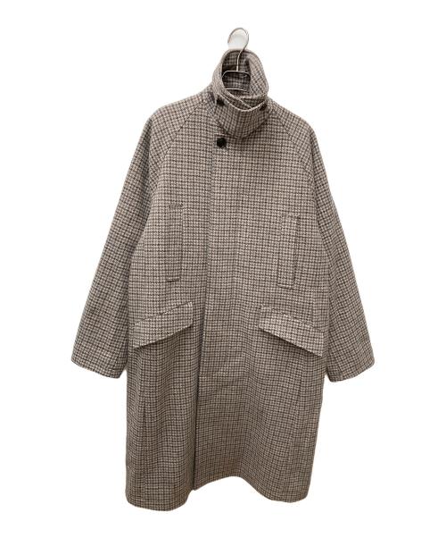 MONKEY TIME（モンキータイム）MONKEY TIME (モンキータイム) FRC MLN BAL COAT/ステンカラーコート ブラウン×グレー サイズ:Sの古着・服飾アイテム
