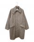 MONKEY TIME（モンキータイム）の古着「FRC MLN BAL COAT/ステンカラーコート」｜ブラウン×グレー