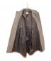 中古・古着 MONKEY TIME (モンキータイム) FRC MLN BAL COAT/ステンカラーコート ブラウン×グレー サイズ:S：9000円
