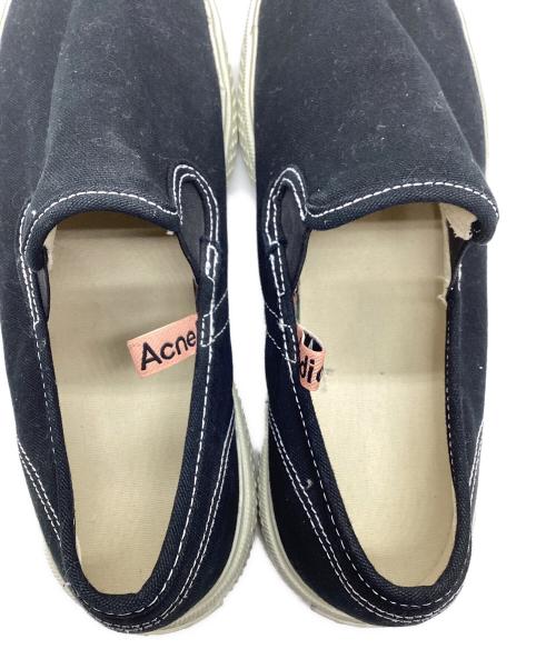Acne studios（アクネ ストゥディオズ）ACNE STUDIOS (アクネ ストゥディオズ) スリッポン ブラック サイズ:43の古着・服飾アイテム