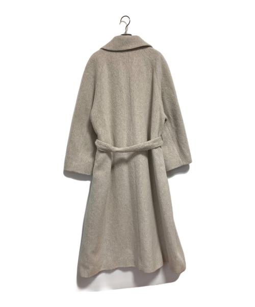 LOUNIE（ルーニー）LOUNIE (ルーニー) シャンブレーシャギーコート ベージュ サイズ:SIZE 40の古着・服飾アイテム