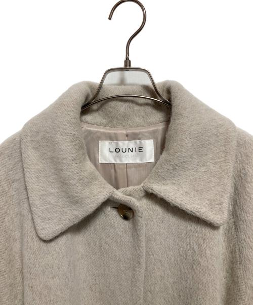 LOUNIE（ルーニー）LOUNIE (ルーニー) シャンブレーシャギーコート ベージュ サイズ:SIZE 40の古着・服飾アイテム