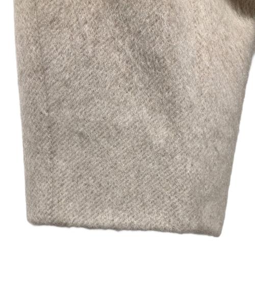 LOUNIE（ルーニー）LOUNIE (ルーニー) シャンブレーシャギーコート ベージュ サイズ:SIZE 40の古着・服飾アイテム
