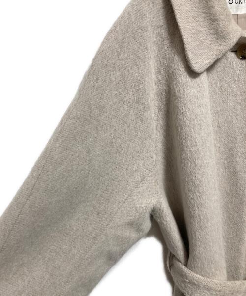 LOUNIE（ルーニー）LOUNIE (ルーニー) シャンブレーシャギーコート ベージュ サイズ:SIZE 40の古着・服飾アイテム