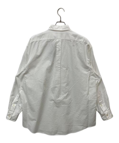 POLO RALPH LAUREN（ポロ・ラルフローレン）POLO RALPH LAUREN (ポロ・ラルフローレン) THE BIG FIT 裾ポニーボタンダウンシャツ ホワイト サイズ:Lの古着・服飾アイテム