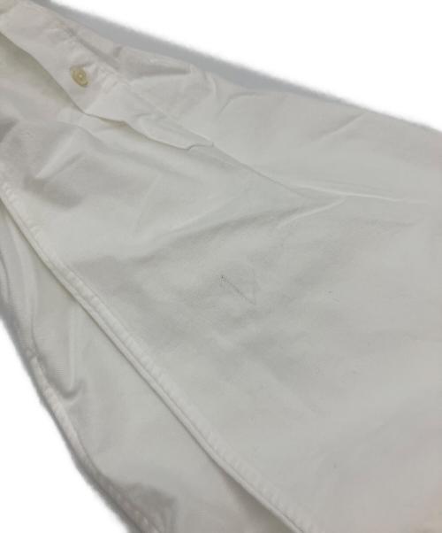 POLO RALPH LAUREN（ポロ・ラルフローレン）POLO RALPH LAUREN (ポロ・ラルフローレン) THE BIG FIT 裾ポニーボタンダウンシャツ ホワイト サイズ:Lの古着・服飾アイテム