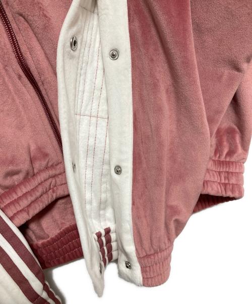 adidas（アディダス）adidas (アディダス) W ADIBREAK VELOUR TT ジャケット ピンク サイズ:XSの古着・服飾アイテム