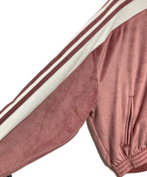 adidas（アディダス）adidas (アディダス) W ADIBREAK VELOUR TT ジャケット ピンク サイズ:XSの古着・服飾アイテム