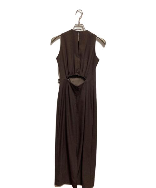 FRAY ID（フレイ アイディー）FRAY ID (フレイ アイディー) アメスリカットアウトワンピース ブラウン サイズ:1の古着・服飾アイテム