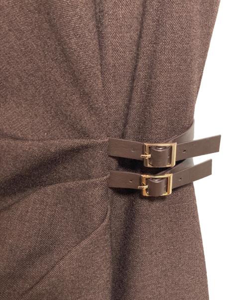 FRAY ID（フレイ アイディー）FRAY ID (フレイ アイディー) アメスリカットアウトワンピース ブラウン サイズ:1の古着・服飾アイテム