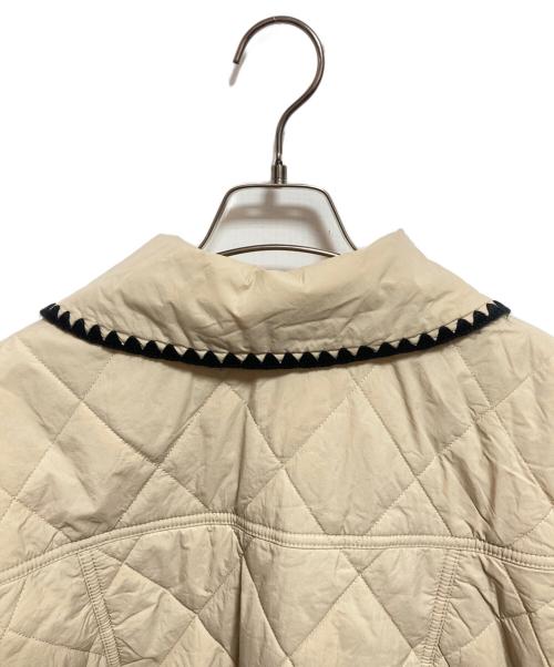 furfur（ファーファー）furfur (ファーファー) キルティングステッチブルゾン ベージュ サイズ:FREEの古着・服飾アイテム