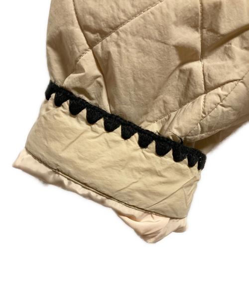 furfur（ファーファー）furfur (ファーファー) キルティングステッチブルゾン ベージュ サイズ:FREEの古着・服飾アイテム
