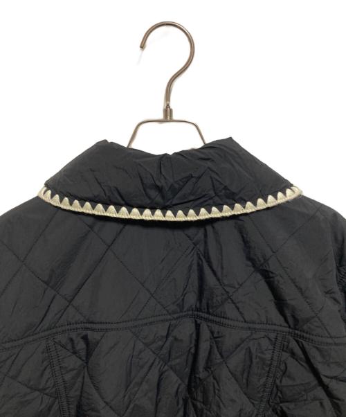 furfur（ファーファー）furfur (ファーファー) キルティングステッチブルゾン ブラック サイズ:FREEの古着・服飾アイテム