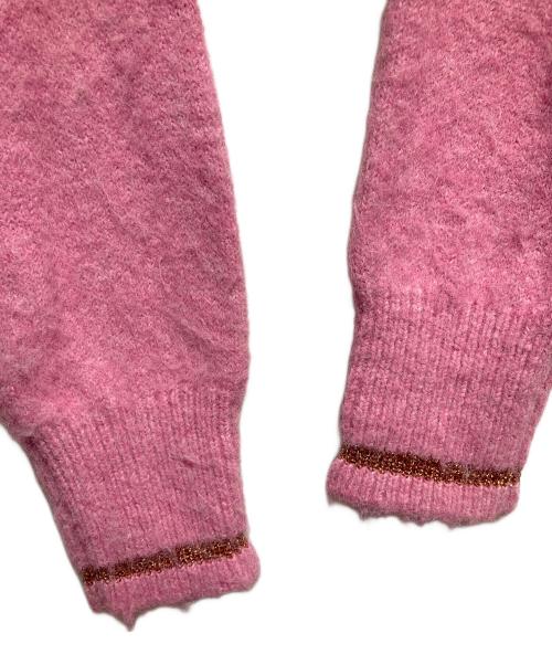 Lily Brown（リリーブラウン）Lily Brown (リリーブラウン) KEITA MARUYAMA (ケイタマルヤマ) エンブロイダリーブラッシュカーデ ピンク サイズ:FREEの古着・服飾アイテム